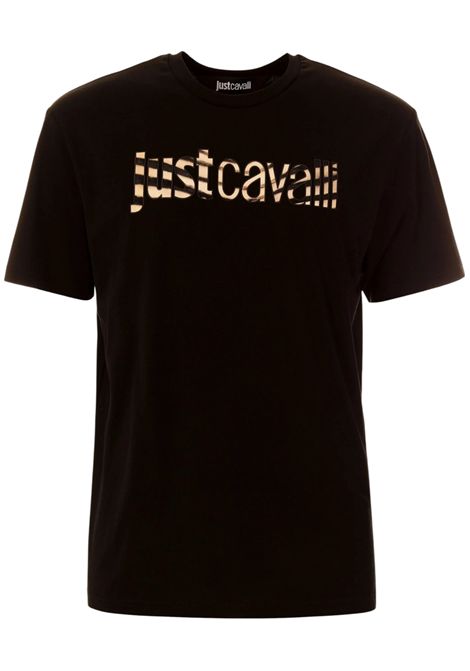 T-shirt con Logo animalier JUST CAVALLI | T-shirt | 78OAHE21 CJ110899